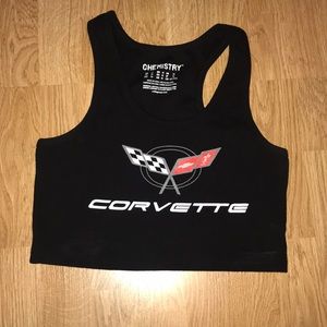 Black Corvette Cotton Crop